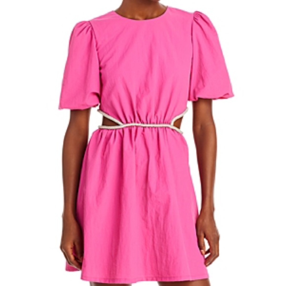 WAYF Esmeralda Cut out Mini Dress